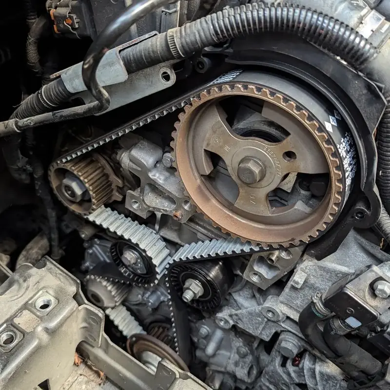 Timing belt replacement